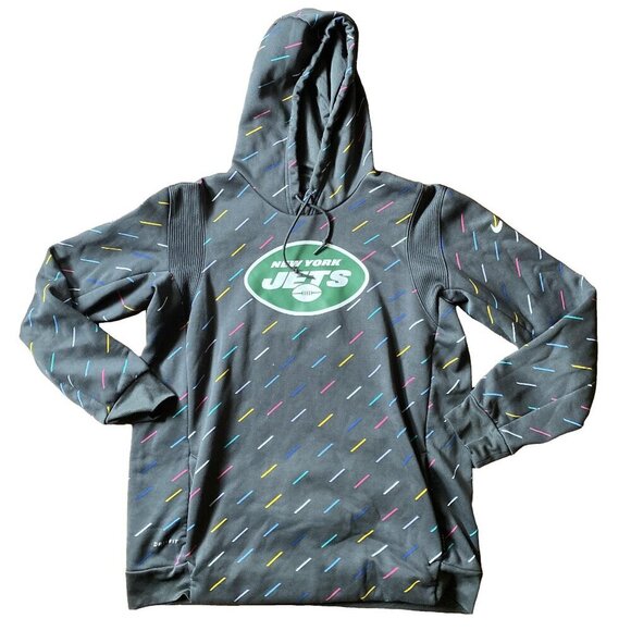 New York Jets x Nike Onfield Apparel Size LARGE Sweatshirt - Picture 1 of 9